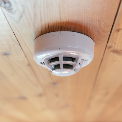 Muncie vivint connected fire alarm